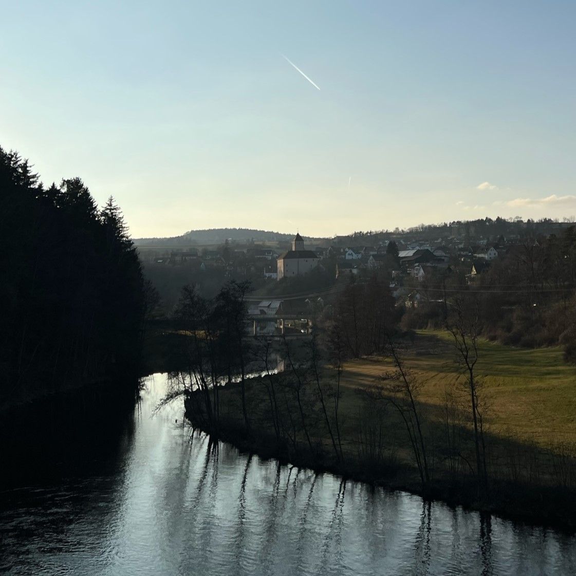 Die Umgebung rund um den Stausee Trausnitz